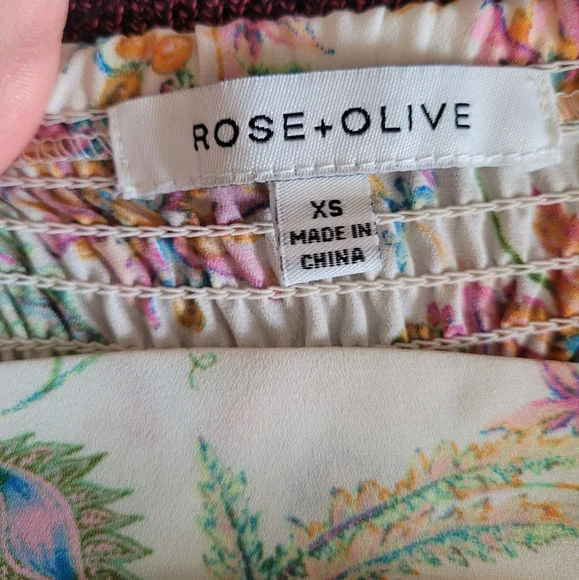 Floral puffed sleeve blouse - Picture 3 of 4